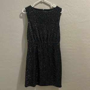 Black sequin dress